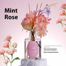 1 件装 100 毫升花香蜡烛礼盒，无焰香薰，适用于婚礼派对、卧室、客厅、家居装饰和除臭剂 - 花果香 - 查看 4