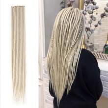 Tóc nối dreadlock 24 inch, tóc nối dreadlock tổng hợp một đầu, tóc nối giả phong cách Hippie, 10 sợi SE, tóc nối dreadlock mỏng 0,6cm dành cho phụ nữ dùng trong tiệc tùng hàng ngày, Halloween, Cosplay, Giáng sinh, tiệc tùng, v.v. - Nhiều màu - Xem 12