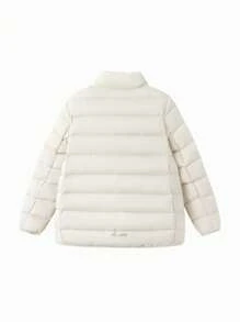 Balabala Girls' Down Jacket 2024 Autumn/Winter Versatile Style - Light Khaki - View 5