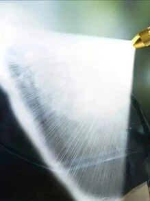 1 件长柄黑色水枪，高压汽车清洁喷雾器，家用草坪和花园浇水枪 - 黑色 - 查看 6
