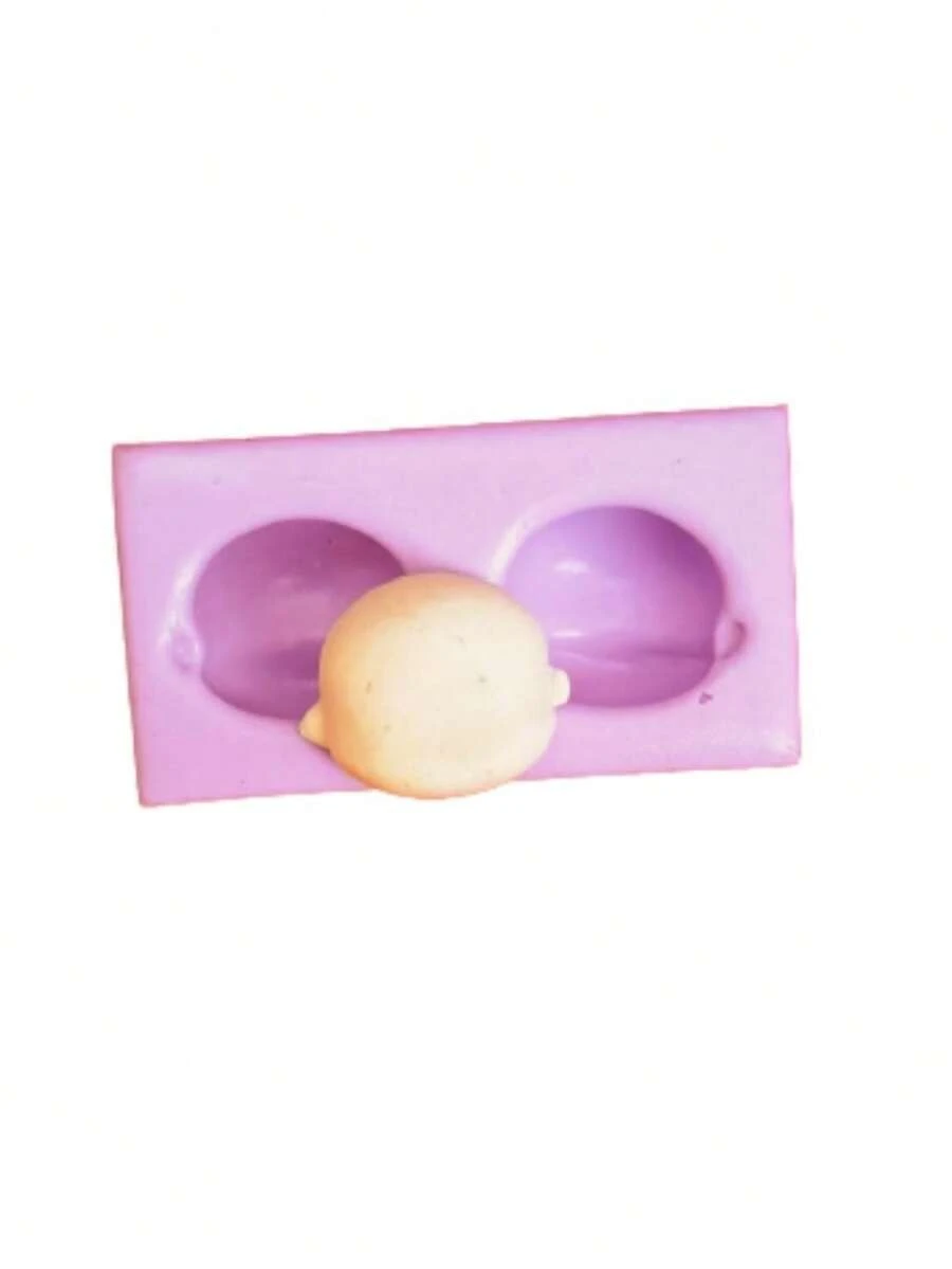 F875 SILICONE MOLD FACE CONFECTIONERY CRAFTS - 紫色 - 查看 1