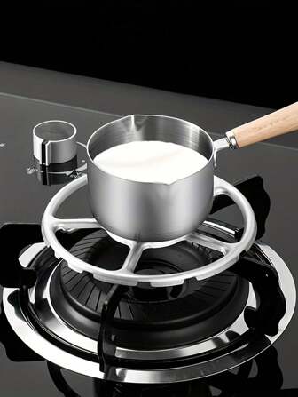 1pc Gas Stove Rack Bracket Accessories, Milk Pot Anti Slip Rack, Stove Rack, Small Pot Rack, Universal
