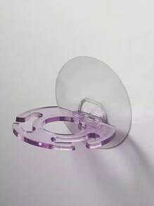 1 Giá để bàn chải đánh răng đơn giản, Giá để bàn chải đánh răng gắn tường trong suốt, Giá để dao cạo, Giá để đồ trong phòng tắm, Thích hợp để cất đồ trong phòng tắm - Nhiều màu - Xem 12