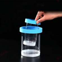 Pet Fish Breeding Tank, Portable Fish Hatchery With Mesh Filter Box, Double Layer Aquarium - Blue - View 11