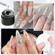 FOUR LILY 2片装透明软胶假指甲套装 - 柔韧美甲延长片，DIY美甲设计工具 - 無色 - 查看 4