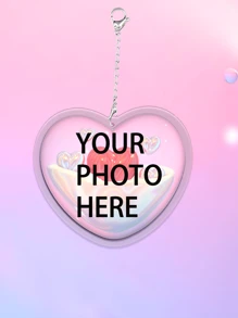 1pc Customized Acrylic Ornament For Keychain, Bag Decor Or Phone