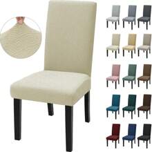 Ystyle Chair Covers With Backrest 2/4/6 Pieces, Stretch Chair Covers, Living Room Chair Covers, Cat Scratch Resistant Chair Cover, Modern Chair Cover, Universal Chair Covers - Light Beige - View 1