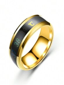 1 件女士时尚情绪戒指，高端温度感应情侣戒指 - 溫度戒指 - 查看 5