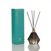 100ml Gradient Rhinestone Fragrant Deodorizer,Long-Lasting Air Freshener & Mosquito Repellent Rattan Sticks, Flameless Aroma Diffuser Set,Aromatherapy,House Freshener,Diffuser,Gift,Home Decor