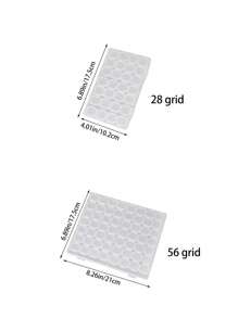 1/2pcs Multi-Compartment Transparent Jewelry Storage Box, Removable Transparent Jewelry Organizer With Independent Compartments, Dust-Proof, Earring, Stud, Ring, Jewelry Sorting And Organization, Portable Large Capacity Home Jewelry Storage Box, Anti-Oxidation Earring, Stud, Ring Organizer Box, Portable Jewelry Sorting Box, Dust-Proof Large Capacity Home Jewelry Box, Christmas Gift - Clear - View 3