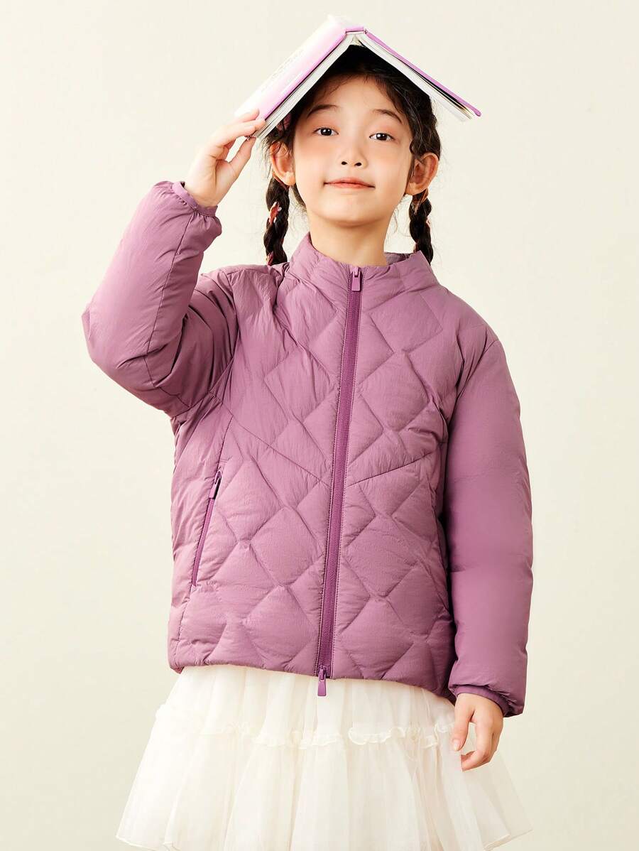 mini bala Thick Windproof Hooded Down Jacket For Boys, Girls, And Families Warm Winter Collection - Red - View 1