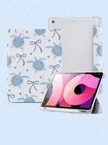 Sea Turtle Case Compatible With Samsung Galaxy Tab/IPad,IPad 9th/8th/7th Generation 10.2 Inch ,New IPad 10th Generation Cover,With Auto Wake/Sleep,Four Corners Anti-Fall - Multicolor - View 2