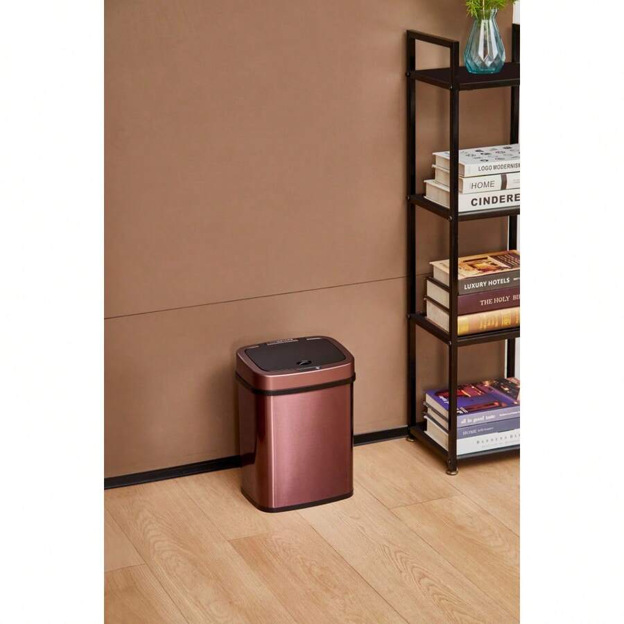 3.2 Gallon Touchless Motion Sensor Trash Can, Automatic Lid With Odor