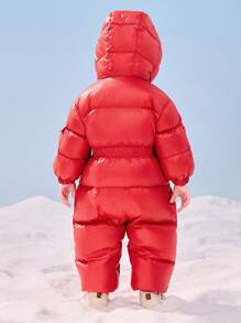 mini bala Heat-Retaining Down Jumpsuit For Boys And Girls New Winter Collection
