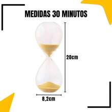 Decorative Glass  Sand Timer 5 15 30 Minutes Home Decor - WHITE (30 MINUTES) - View 6