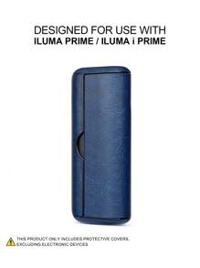 1 Pc For IQO ILUMA/ILUMA I ONE PRIME Decorative Anti Fall Protective Case 20 HeatSticks Box Fashion Accessory Surface Leopard Print Patterned Multi-Color PU Leather Gift, 360 Degree Full Protection, Shock Absorption, Anti Slip Suitable For Men And Women