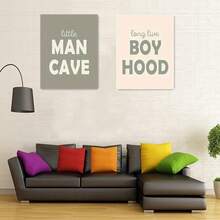 2 tấm áp phích Long Live Boyhood, món quà trang trí lý tưởng cho phòng của thanh thiếu niên, - Phòng ngủ, phòng khách, khách sạn, phòng, trang trí tường ký túc xá, KHÔNG CÓ khung - Nhiều màu - Xem 7