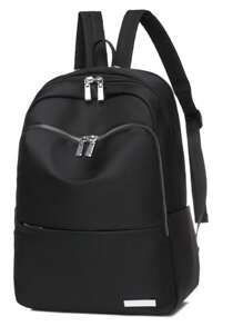 Women's Waterproof Laptop Backpack[39917] - Black - View 1