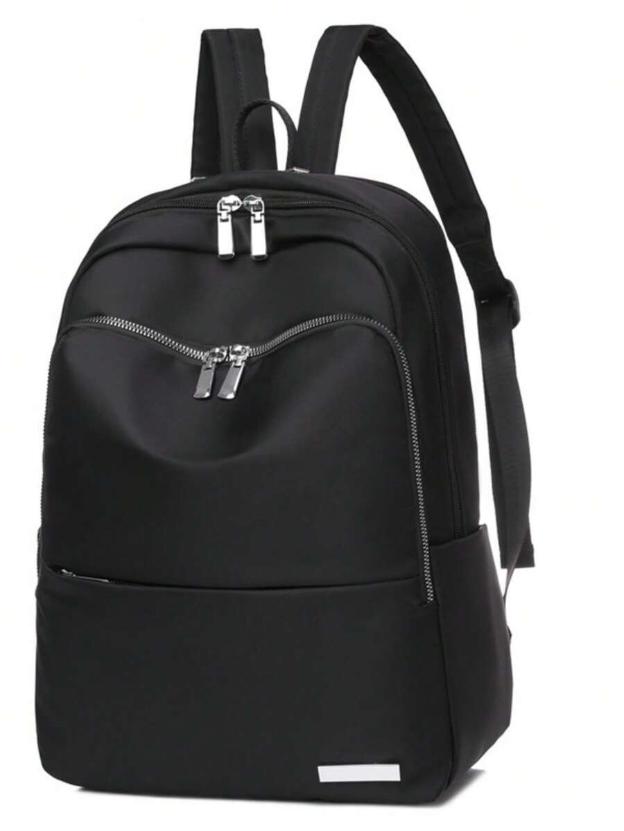 Women's Waterproof Laptop Backpack[39917] - Black - View 1