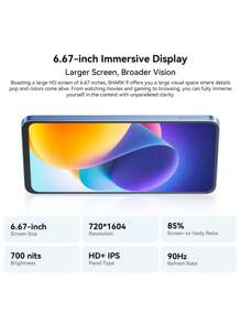 Blackview Blackview SHARK 9 Global Version 8GB+256GB Smartphone 6.67'' 90Hz Display Octa Core 5G Processor 50MP Rear Camera 18W 5000mAh Battery NFC
