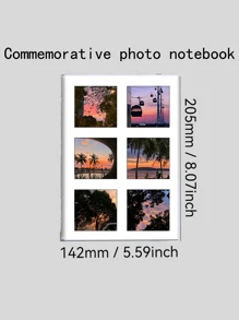 Libreta multifuncional con bolsillos para fotos, simple y de moda - Multicolor - Ver 5
