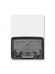 1 buc. Imprime muzicale alb-negru, retro, disc de vinil, chitară, afiș, artă de perete, pictură pe pânză, imagine nordică pentru sufragerie, decorațiuni interioare, fără cadru