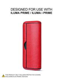 1 Pc For IQO ILUMA/ILUMA I ONE PRIME Decorative Anti Fall Protective Case 20 HeatSticks Box Fashion Accessory Surface Leopard Print Patterned Multi-Color PU Leather Gift, 360 Degree Full Protection, Shock Absorption, Anti Slip Suitable For Men And Women