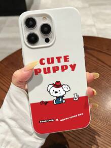 1 个带红狗图案的果冻壳，适用于 iPhone 16 Pro Max、11、12、13、14 Pro Max、15 - 彩色 - 查看 3