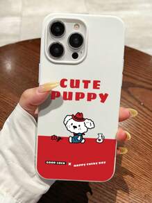 1 个带红狗图案的果冻壳，适用于 iPhone 16 Pro Max、11、12、13、14 Pro Max、15 - 彩色 - 查看 2