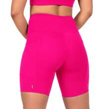 Shorts With Pocket For Running, Walking, Gym, Women's Compression - Tropical Pink - View 3