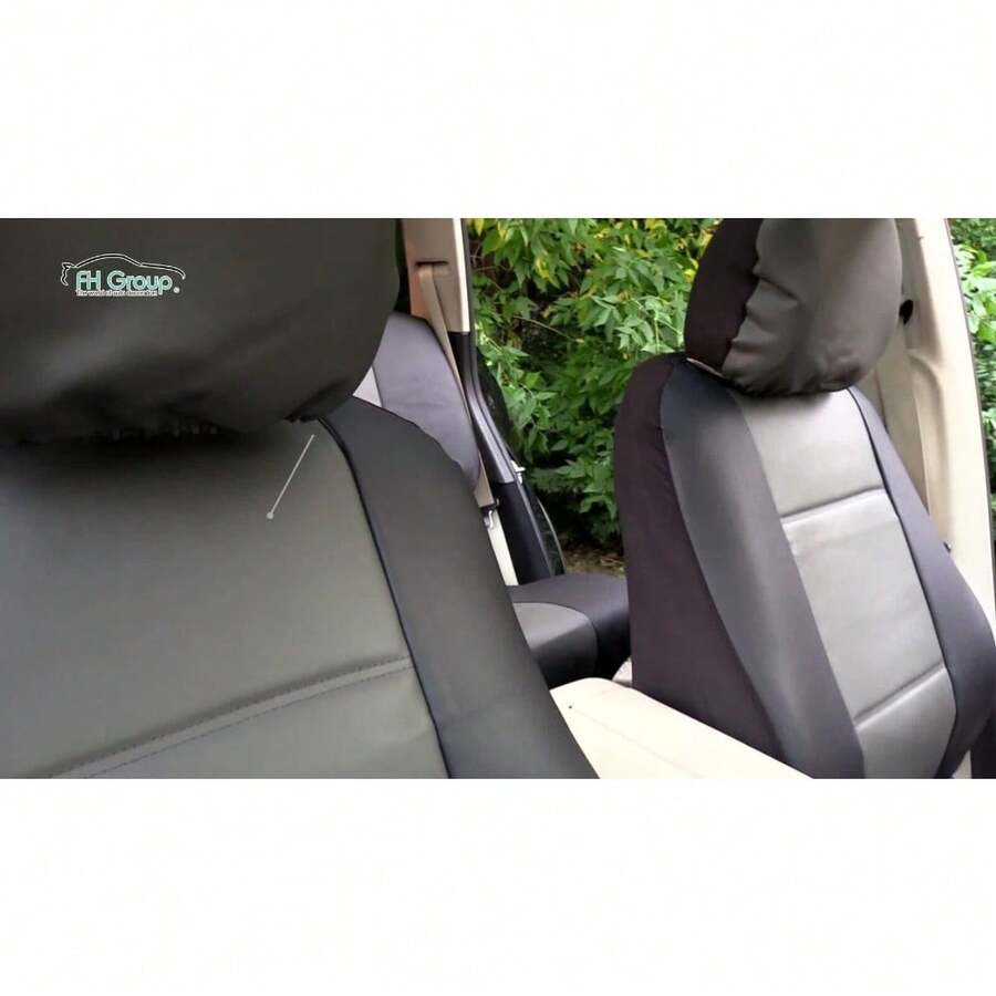 For Toyota PU Leather Auto Seat Car Covers 5 Seat Full Set Front Rear