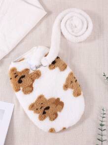 2件套宠物秋冬季毛绒牵引绳秋冬季柔软舒适毛绒衣服胸背带宠物保暖用品 - 彩色 - 查看 18