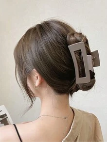 10 件套优雅女士亚克力发夹，厚发爪，适合发髻发型，时尚发饰 - 彩色 - 查看 4