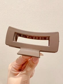 10 件套优雅女士亚克力发夹，厚发爪，适合发髻发型，时尚发饰 - 彩色 - 查看 5