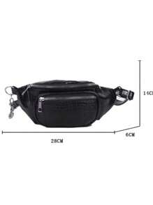 Women's Casual Fashion Fanny Pack Matches Everything Cod 6049 - 黑色 - 查看 5