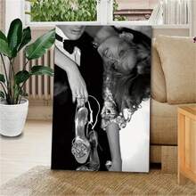 1 件黑白海报潮流海报时尚海报帆布墙画适用于卧室客厅装饰礼物客厅、餐厅、书房、走廊、咖啡店、办公室、宿舍、墙壁艺术、墙壁装饰、家居装饰帆布画（无框） - 彩色 - 查看 13