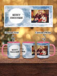 1 chiếc cốc 11Oz Merry Christmas-Cốc thủy tinh in ảnh tùy chỉnh, Đồ trang trí Giáng sinh, Cốc đựng nước tùy chỉnh Giáng sinh, Cốc cà phê in ảnh Giáng sinh tùy chỉnh, Quà tặng sáng tạo cho gia đình vào dịp Giáng sinh, Quà tặng Giáng sinh đặc biệt cho cặp đôi - nhiều màu - Xem 7