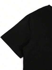 AINO 1 PC 100% Cotton Coffee And Counseling T-Shirt Women Graphic T-Shirt Counselor Gift Coffee Lover T-Shirt Gift 220g Heavy Cotton Halloween Women's Print T Shirt - màu đen - Xem 5