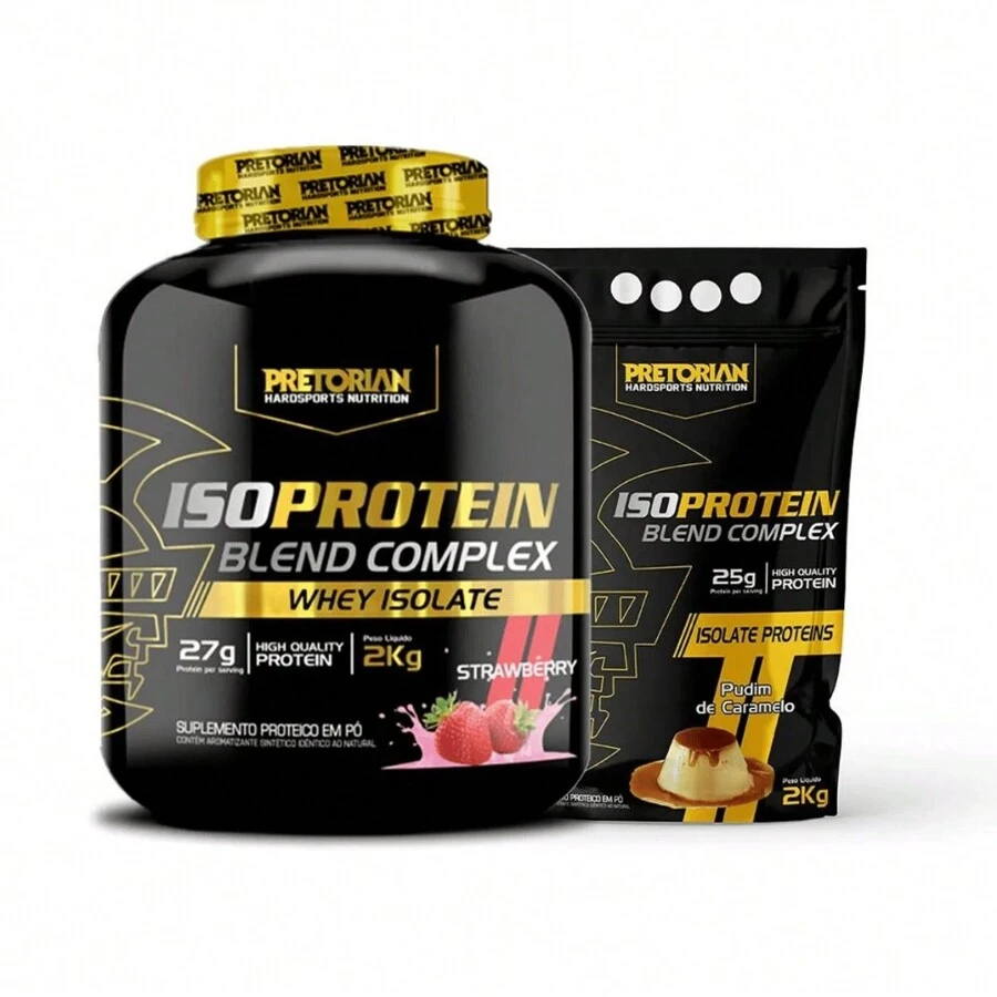 PRETORIAN HARD SPORTS 2x WHEY ISOLATE BLEND COMPLEX PROTEIN - PRETORIAN Flavor: Strawberry And Caramel Pudding - 查看 1