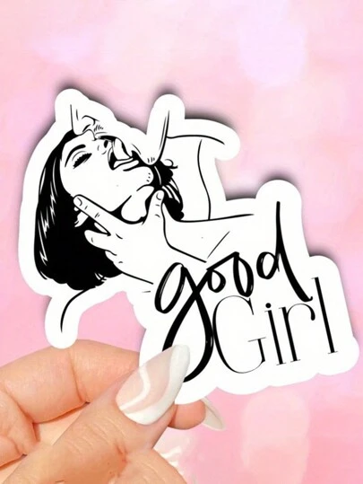 Good Girl Vinyl Stickers voor laptops of waterflessen, cadeaus voor boekenliefhebbers of smutlezers, Kindle-hoesdecoraties of accessoires voor haar voor laptop, auto, bagage, skateboard en meer - perfect voor tieners, volwassenen, creatieve decoratie en cadeaus voor het nieuwe schooljaar
