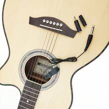 Pickup Guitar Acoustic di động, Pickup tiếp xúc áp điện, Pickup micrô Piezo kẹp Guitar phổ thông, Pickup kẹp Guitar Acoustic, Micrô kẹp giọng hát cho nhạc cụ - màu đen - Xem 3