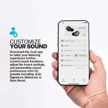 JLab Go Pop+ True Wireless Bluetooth Earbuds + USB Charging Case, Dual Connect, IPX4 Sweat Resistance, Bluetooth 5.1 Connection, 3 EQ Sound Settings Signature, Balanced, Bass Boost - 薄荷+ - 查看 2