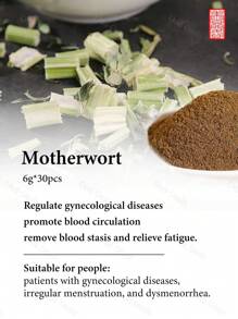 About 30 Pieces Of Foot Bath Powder For Foot Bath, Wormwood Leaf, Ginger, Chinese Herbal Medicine, Safflower, Motherwort, Angelica, Detoxification, Sleep Aid, Health Care, Unisex - Brown - View 16
