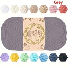 1pc Soft & Comfortable 100% Acrylic Yarn - Ideal For Crochet & Knitting DIY Projects - 4-Ply Hand Weaving, 50g/Pc, Best DIY Gift
