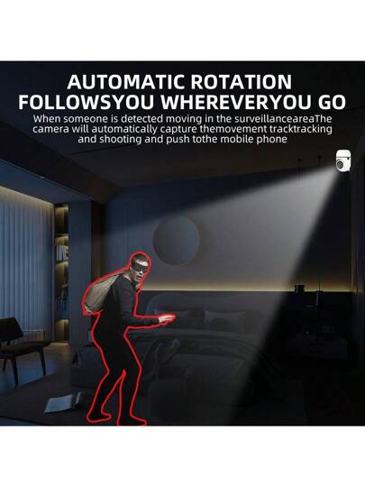 8MP 5MP 3MP 2MP HD 1080P, Dual 2.4G+5GWIFI 2.4GWIFI Optional Configurations, Outdoor Indoor Cameras, Wireless WIFI Automatic Tracking, Alarm Night Vision, Home 350 Degrees Horizontal Vertical 110 Degrees, Two Way Audio, Motion Detection view 5