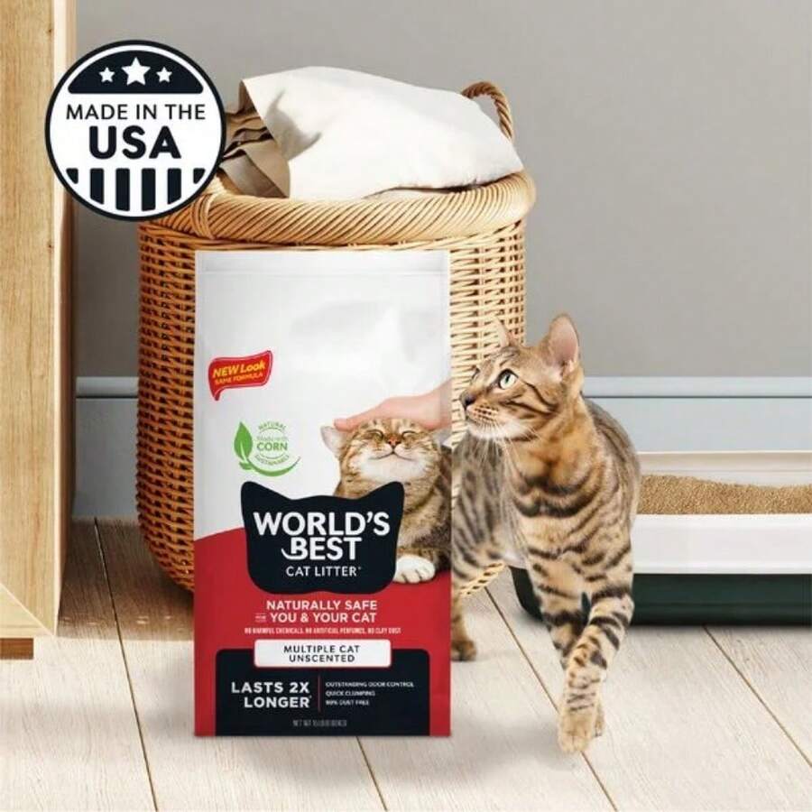 Multiple Cat Clumping Litter Flushable 99 Dust Free Clumping