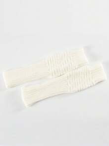 1 Cặp Găng tay len đan ấm áp không ngón mới cho nam và nữ Phụ kiện Halloween Bảo vệ cổ tay mùa đông - Nhiều màu - Xem 10