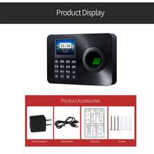 Usb Biométrico De Huellas Dactilares Máquina De Asistencia - Tipo de Enchufe A USA (110-127V) - Ver 6