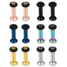 12-36 件耳部拉伸套件 - 14G-00G 入门尺寸 - 手术钢锥形塞螺丝配合隧道 - 牵开器扩张器孔眼，圣诞节、新年、情人节节日礼物 - 耳廓套裝 - 查看 26