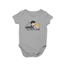 Baby Bodysuit Rock Freddie Mercury Peanuts Cotton - Màu Xám nhạt - Xem 2